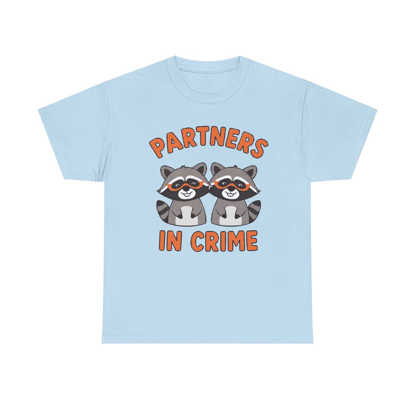 Partners in Crime Raccoon T-Shirt — Cute Matching Best Friends Tee