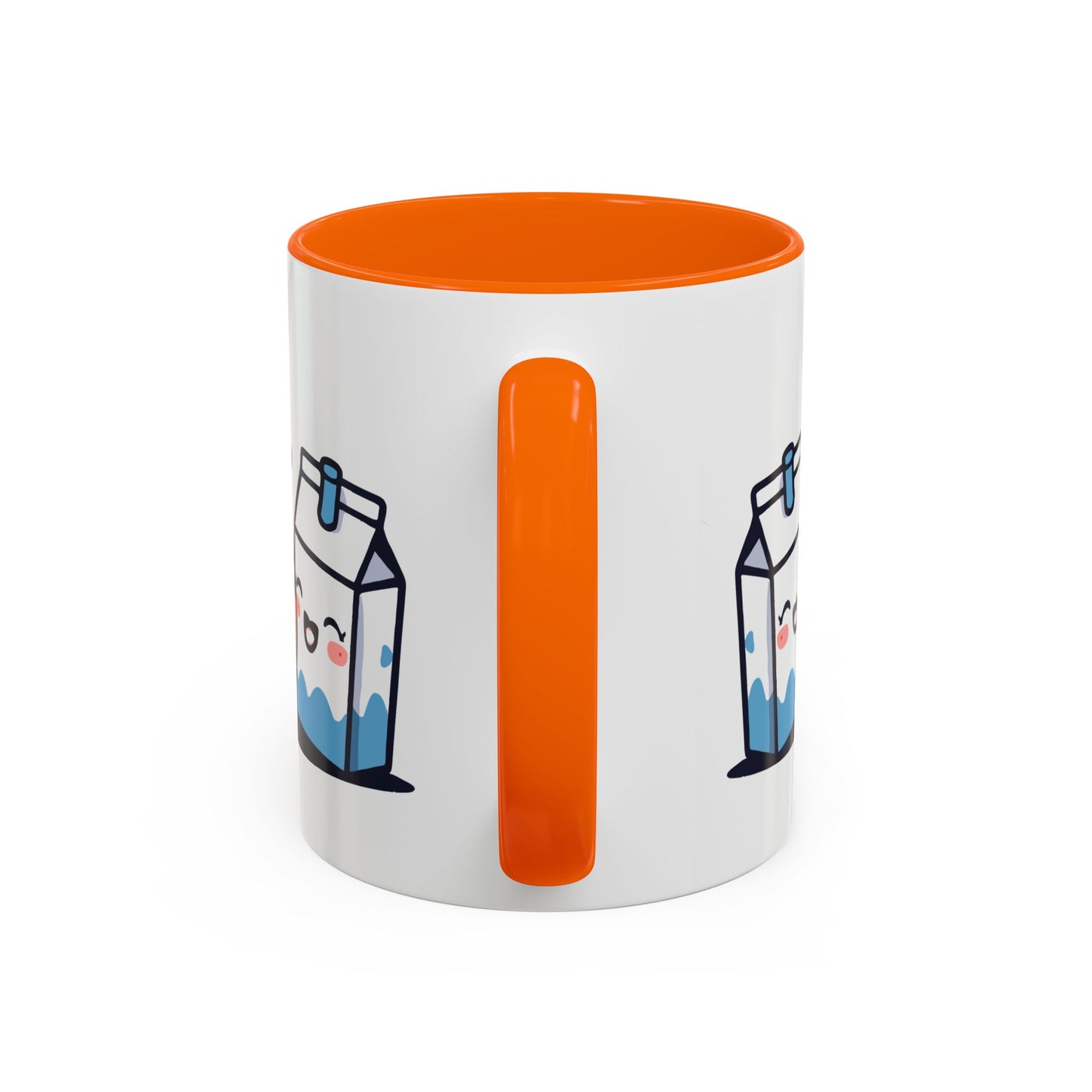 Cute Cookie & Milk Coffee Mug — Kawaii Breakfast Accent Mug