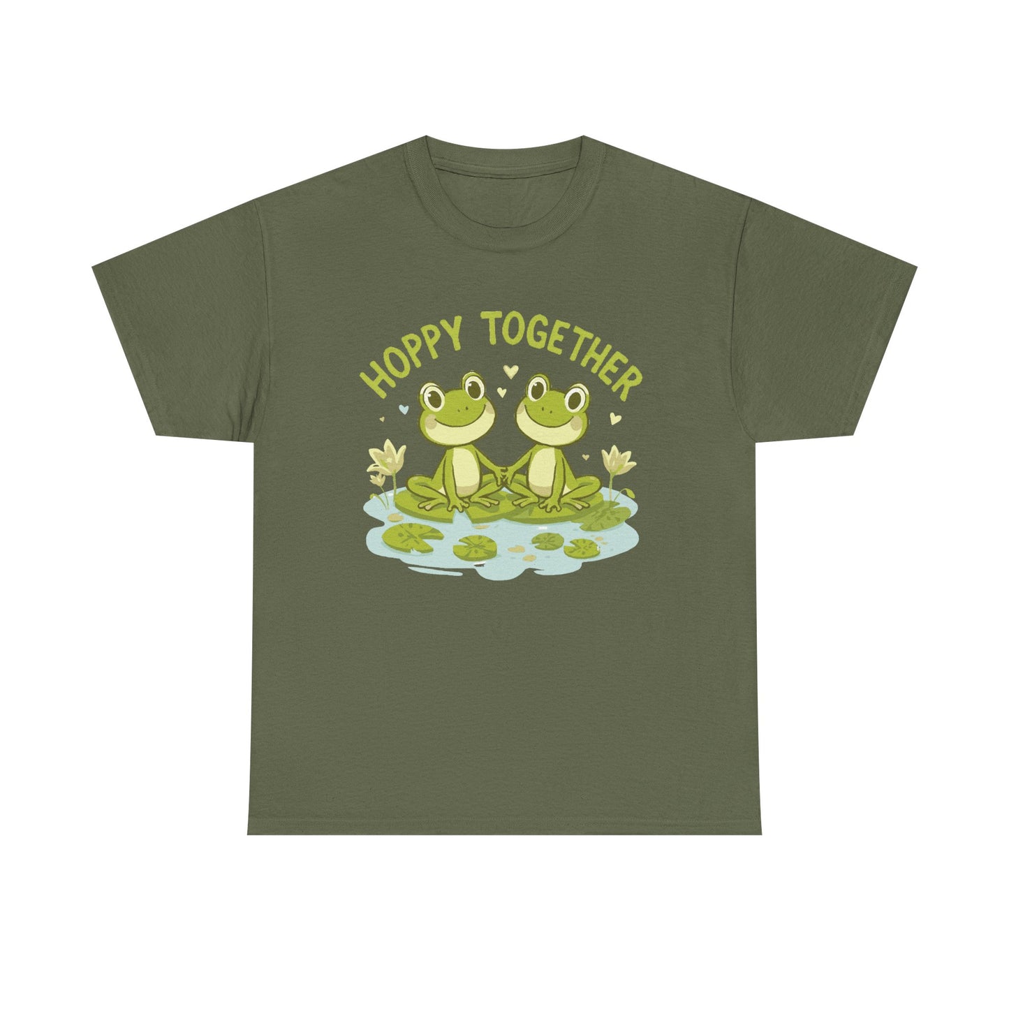Frog 'Hoppy Together' Tee — Cute Couple/Best Friends Frog Shirt