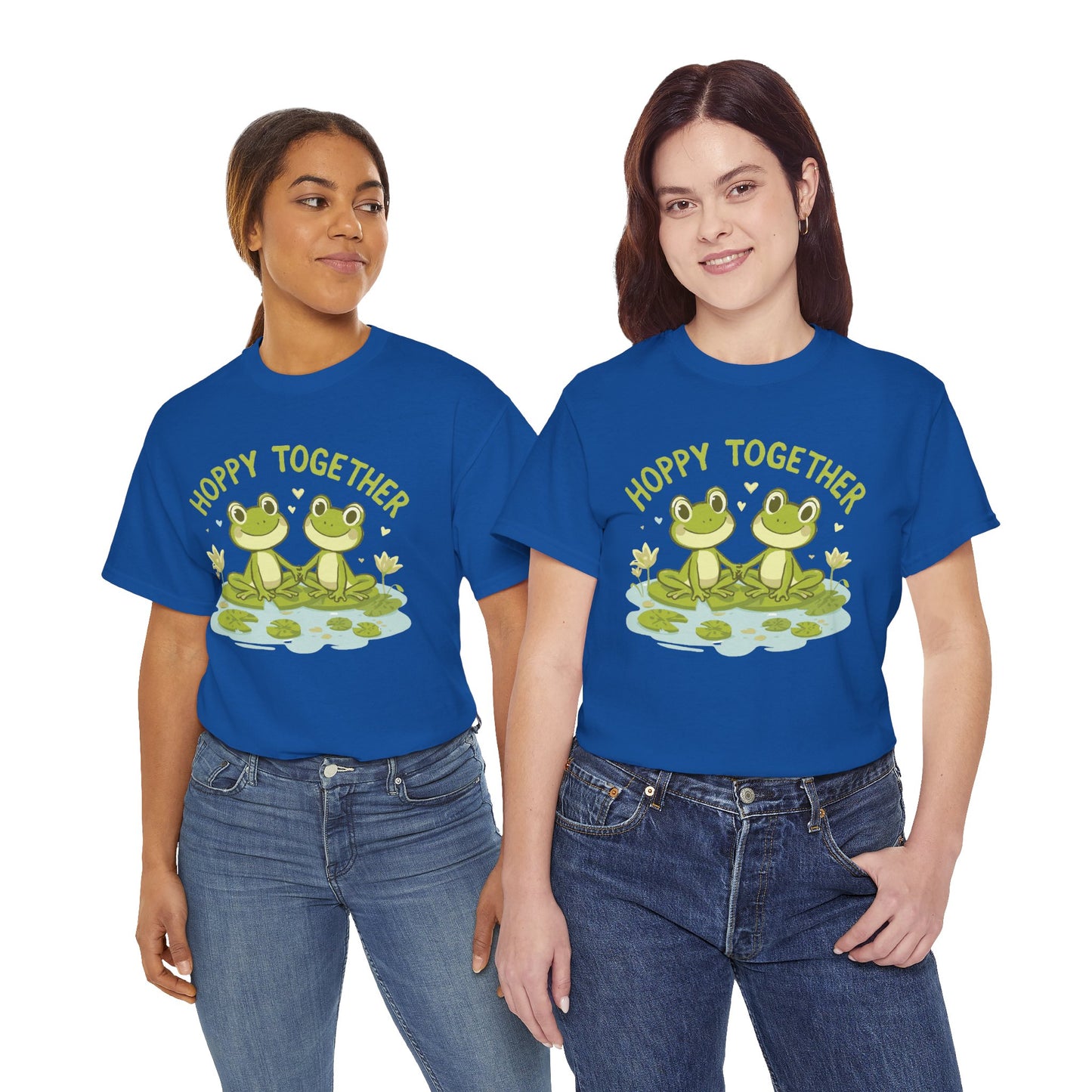 Frog 'Hoppy Together' Tee — Cute Couple/Best Friends Frog Shirt