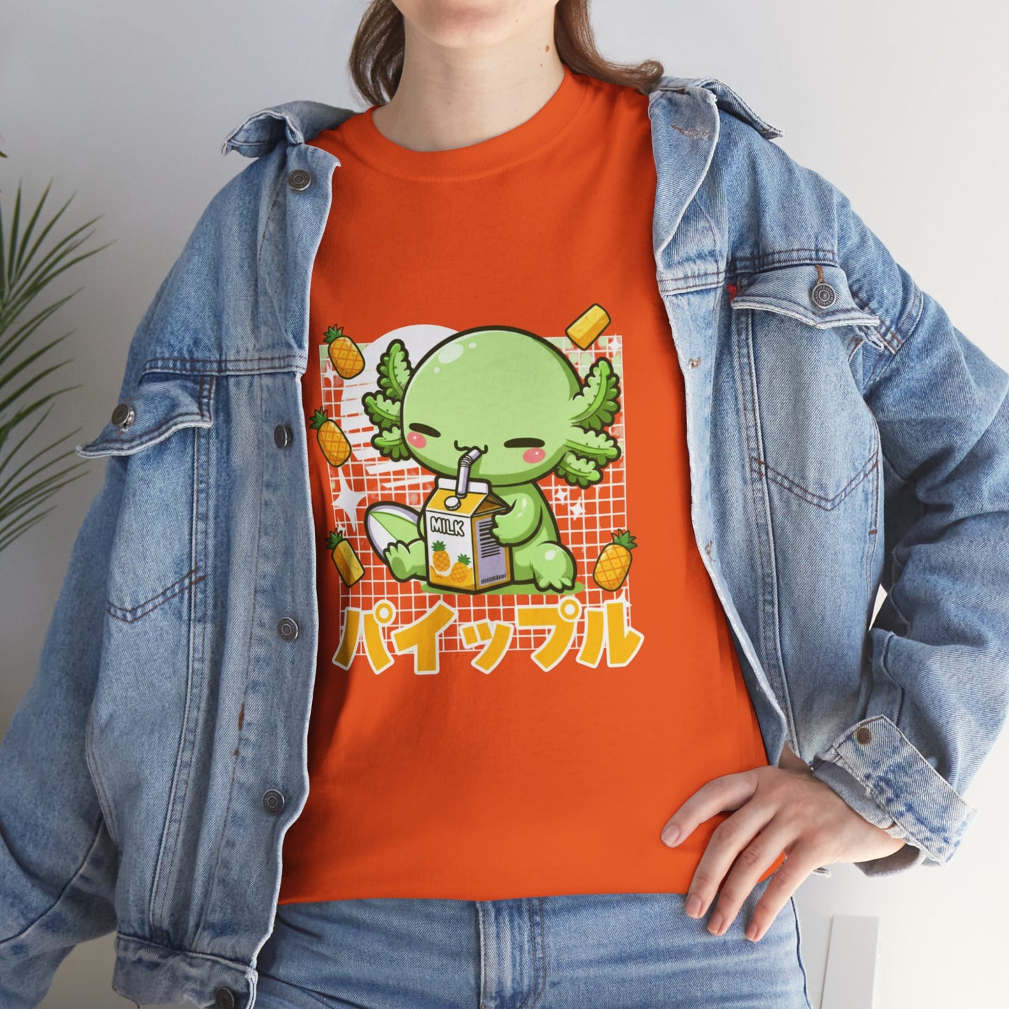 Axolotl Pineapple Milk Unisex Tee