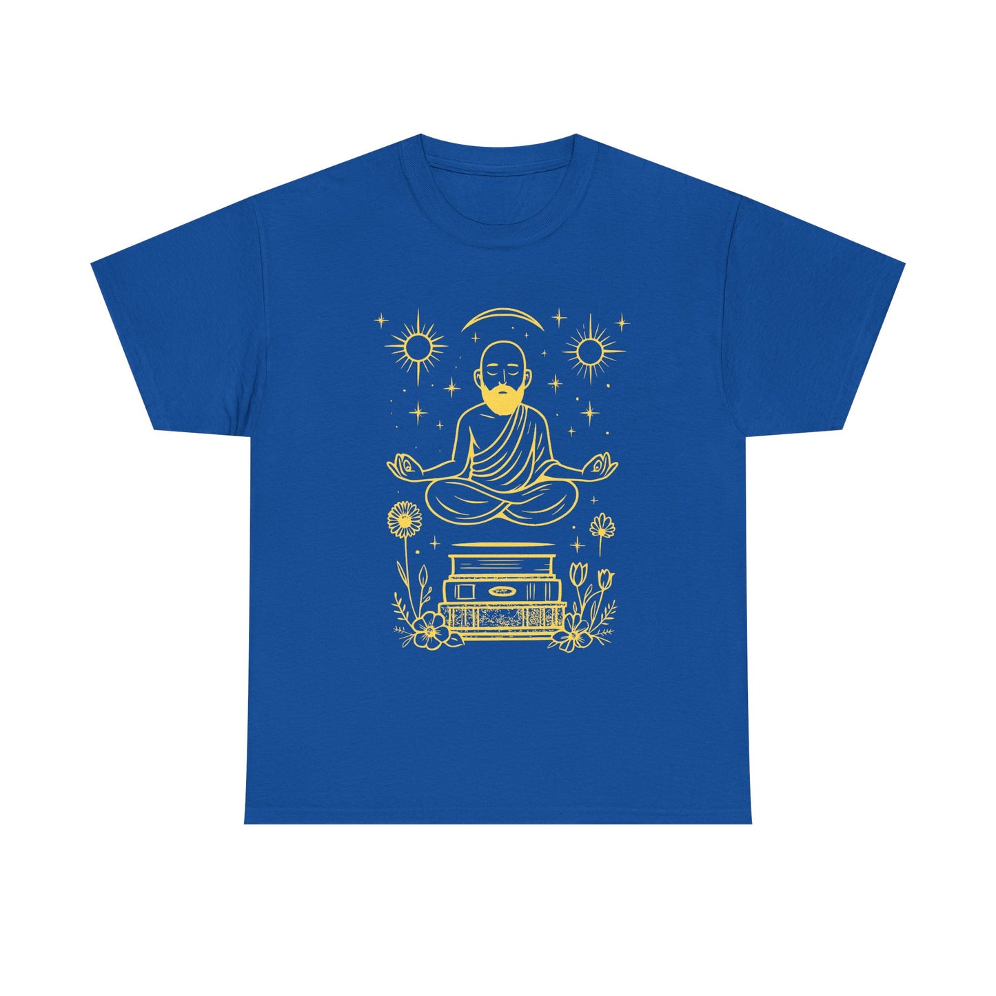 Meditative Buddha Unisex Tee, Spiritual Cotton Shirt, Yoga Apparel, Relaxation Gift, Mindfulness Clothing, Boho T-Shirt