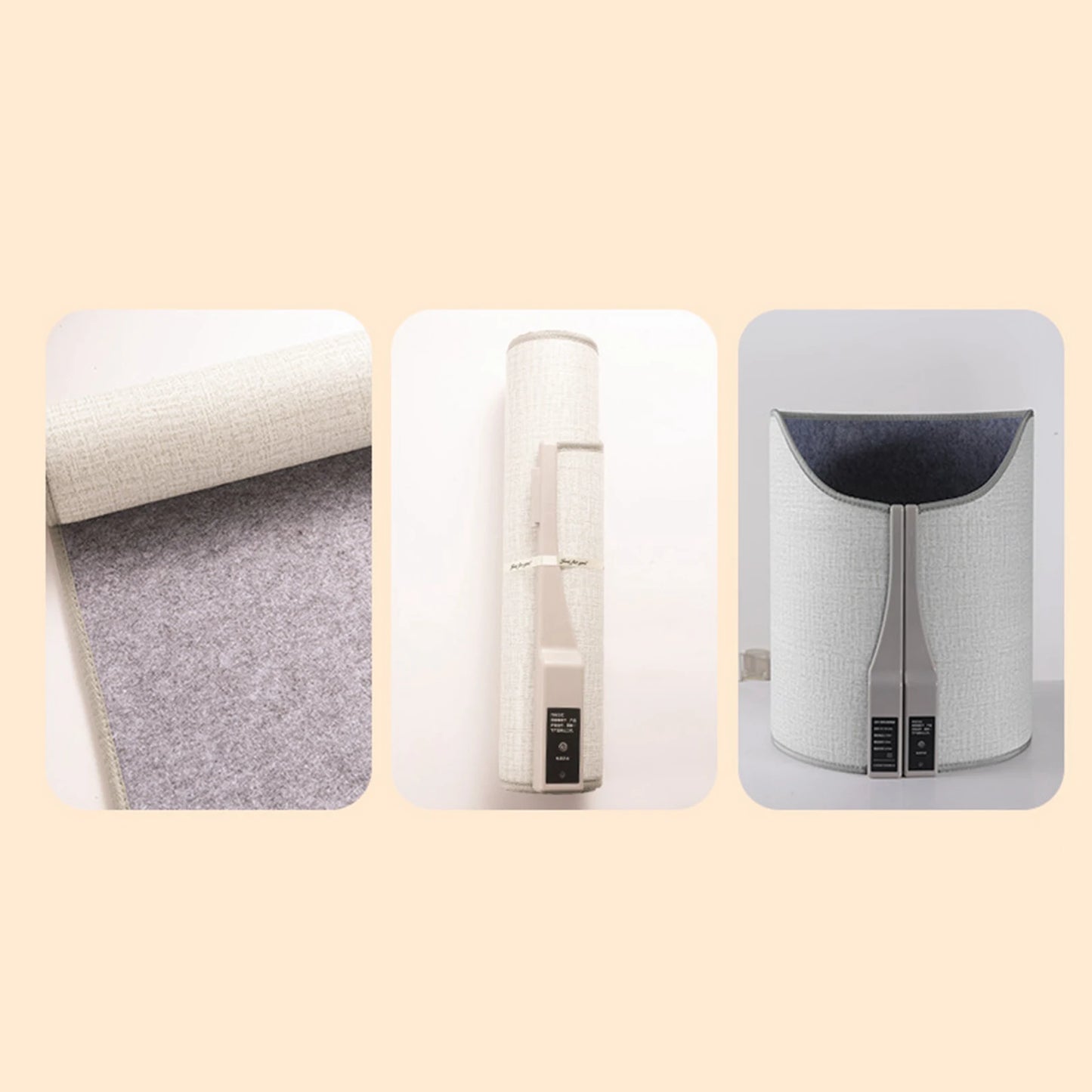 Electric Feet Heater Folding Portable Leg Heater Thermostat Foot Warmer for Home Office Feet Leg Heated Warm Winter Cushion