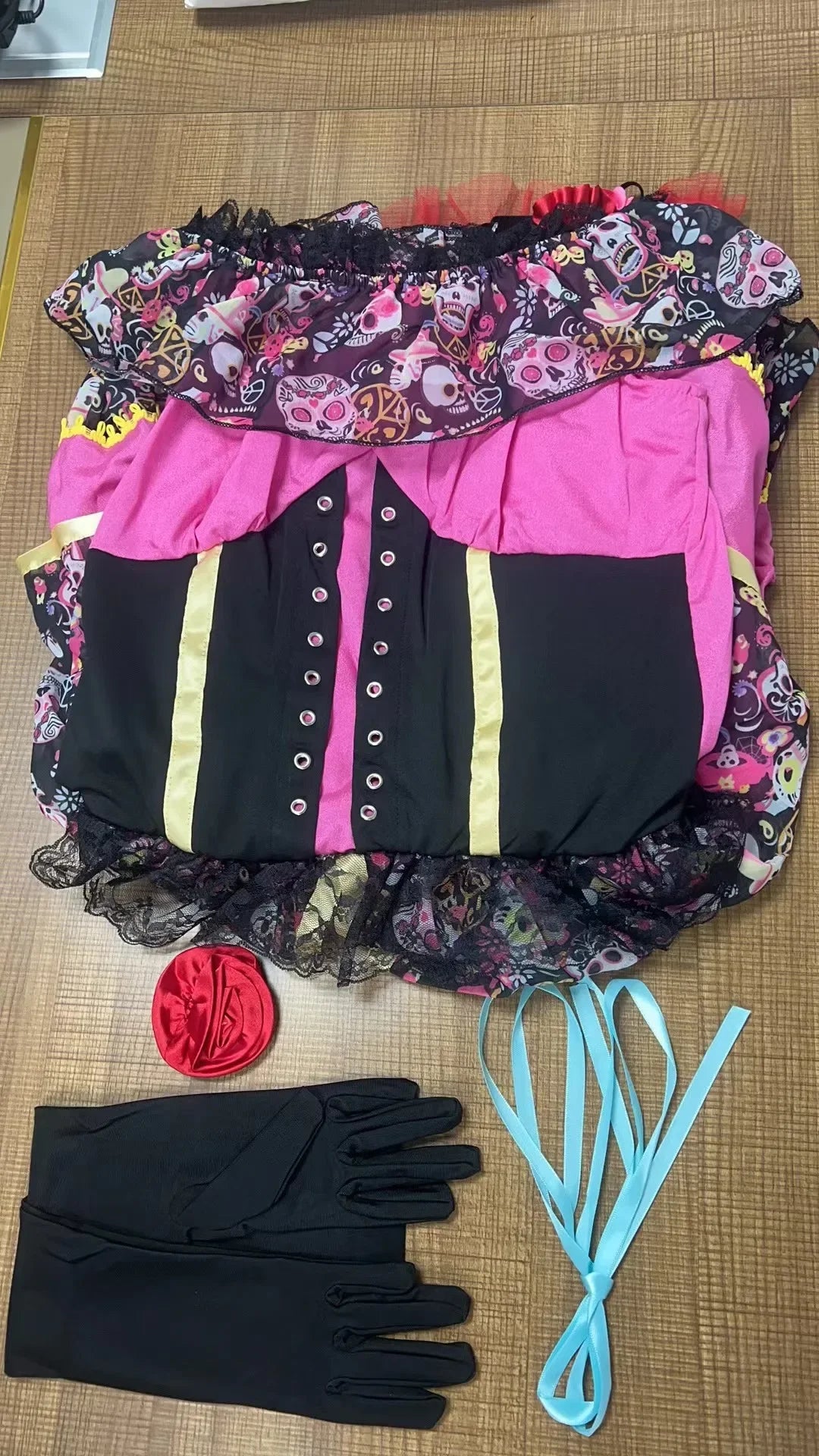 Halloween Costumes for Women Skull Flower Fairy Ghosts Bride Dress Mexico Day Of The Dead Skull Zombie Vampire Adult Cosplay