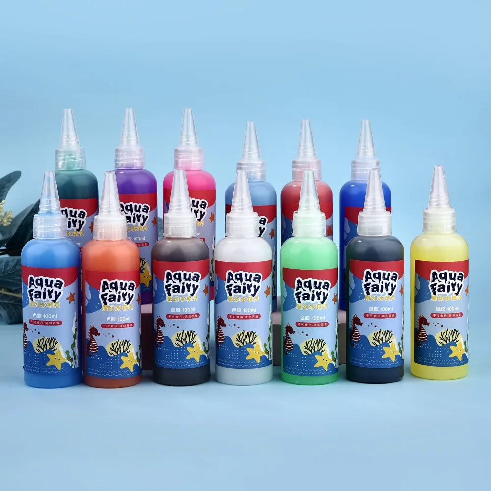 Kids Handmade DIY Craft Painting Stickers Montessori Education Origami Magic Water Elves Kit Set Toys Children Gift Kids Craft