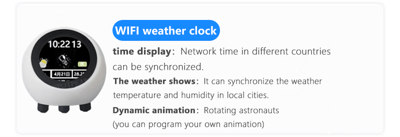 DeepSeek Compatible XiaoZhi AI Voice Chat Robot Ball ESP32-S3 Development Board 1.28 inch LCD spHome Assistant WifiWeather N16R8
