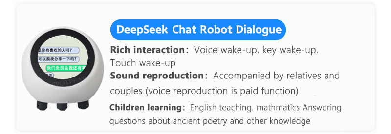 DeepSeek Compatible XiaoZhi AI Voice Chat Robot Ball ESP32-S3 Development Board 1.28 inch LCD spHome Assistant WifiWeather N16R8