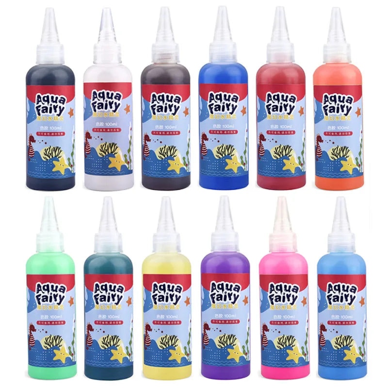 Kids Handmade DIY Craft Painting Stickers Montessori Education Origami Magic Water Elves Kit Set Toys Children Gift Kids Craft