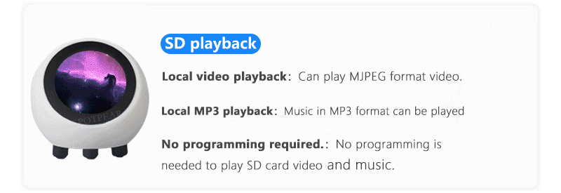 DeepSeek Compatible XiaoZhi AI Voice Chat Robot Ball ESP32-S3 Development Board 1.28 inch LCD spHome Assistant WifiWeather N16R8