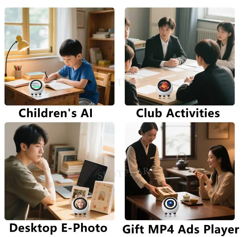 DeepSeek Compatible XiaoZhi AI Voice Chat Robot Ball ESP32-S3 Development Board 1.28 inch LCD spHome Assistant WifiWeather N16R8