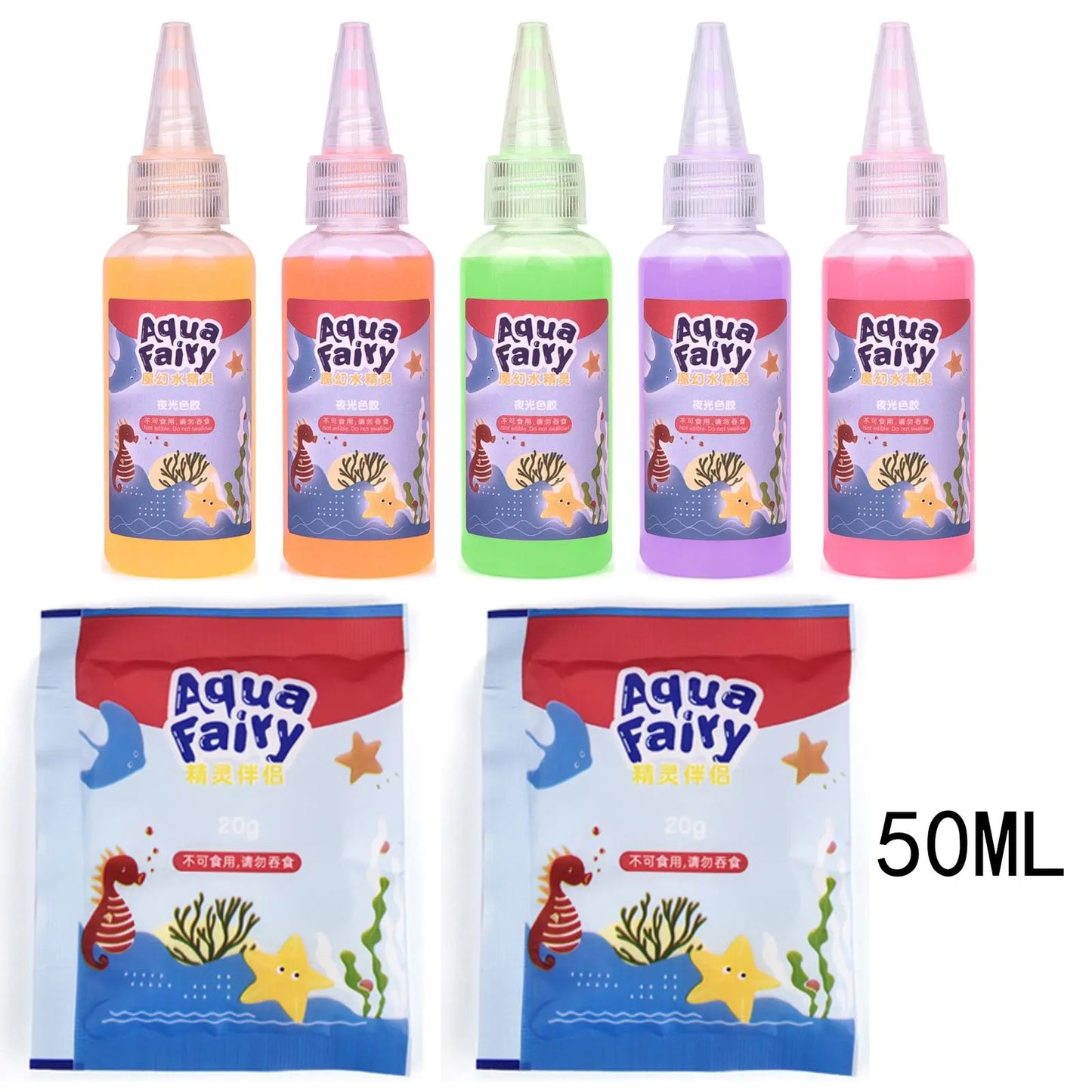 Kids Handmade DIY Craft Painting Stickers Montessori Education Origami Magic Water Elves Kit Set Toys Children Gift Kids Craft